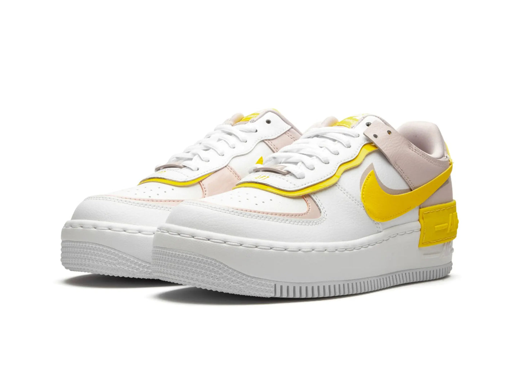 Nike Air Force 1 Low Shadow White Barely Rose Speed Yellow (Women's)-sneakers-Nike-pikastore.cz