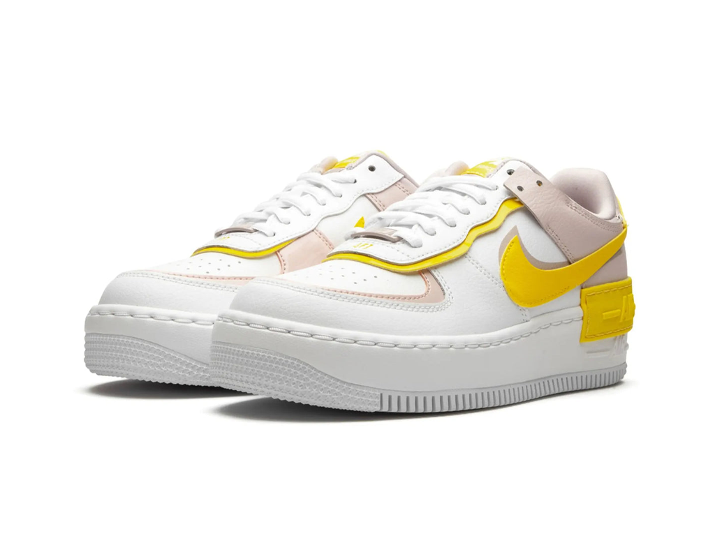 Nike Air Force 1 Low Shadow White Barely Rose Speed ​​​​Yellow (ženske)