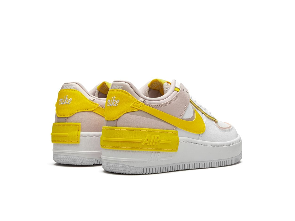 Nike Air Force 1 Low Shadow White Barely Rose Speed ​​Yellow (Women's)