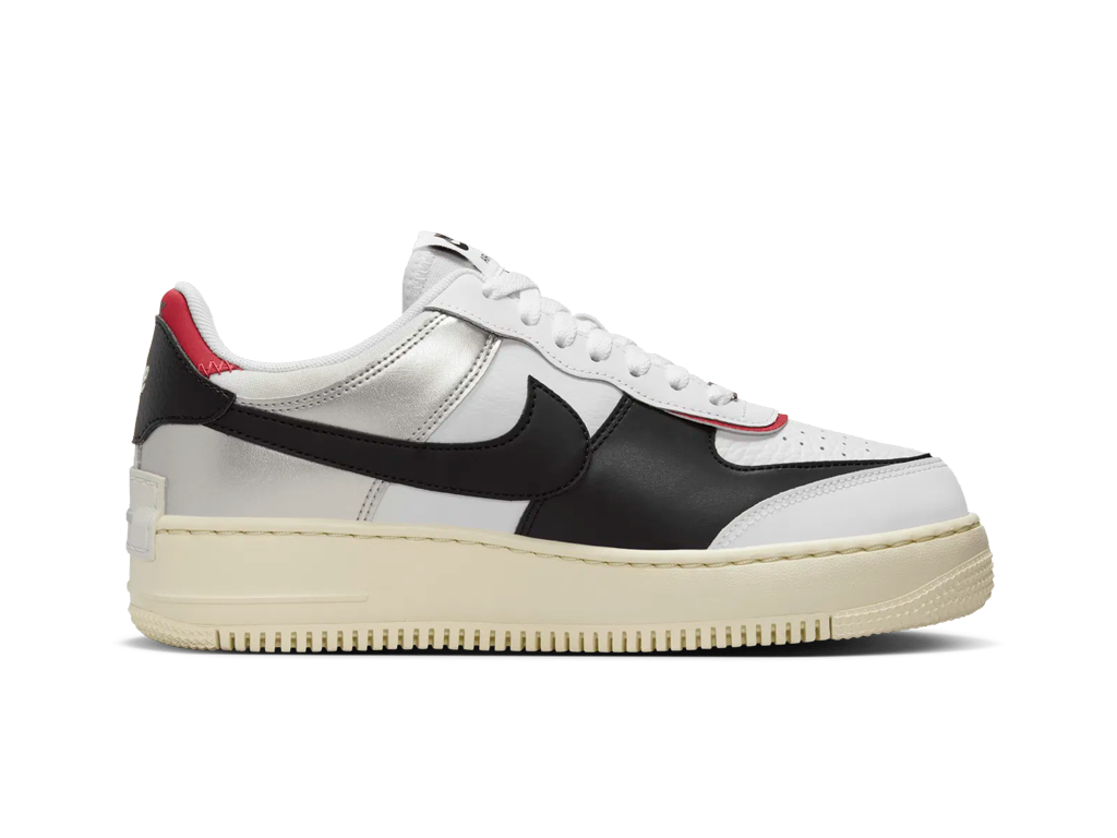 Nike Air Force 1 Low Shadow White Silver Gym Red-Nike-pikastore.cz