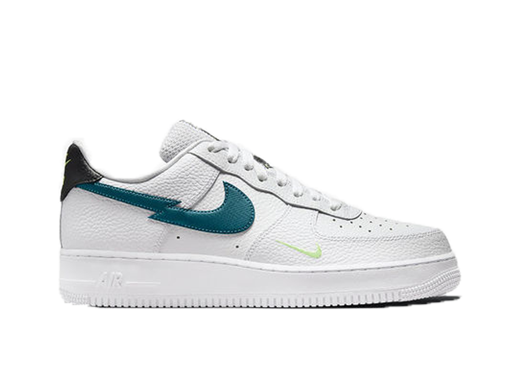 Nike Air Force 1 Low Split Swoosh White Aquamarine