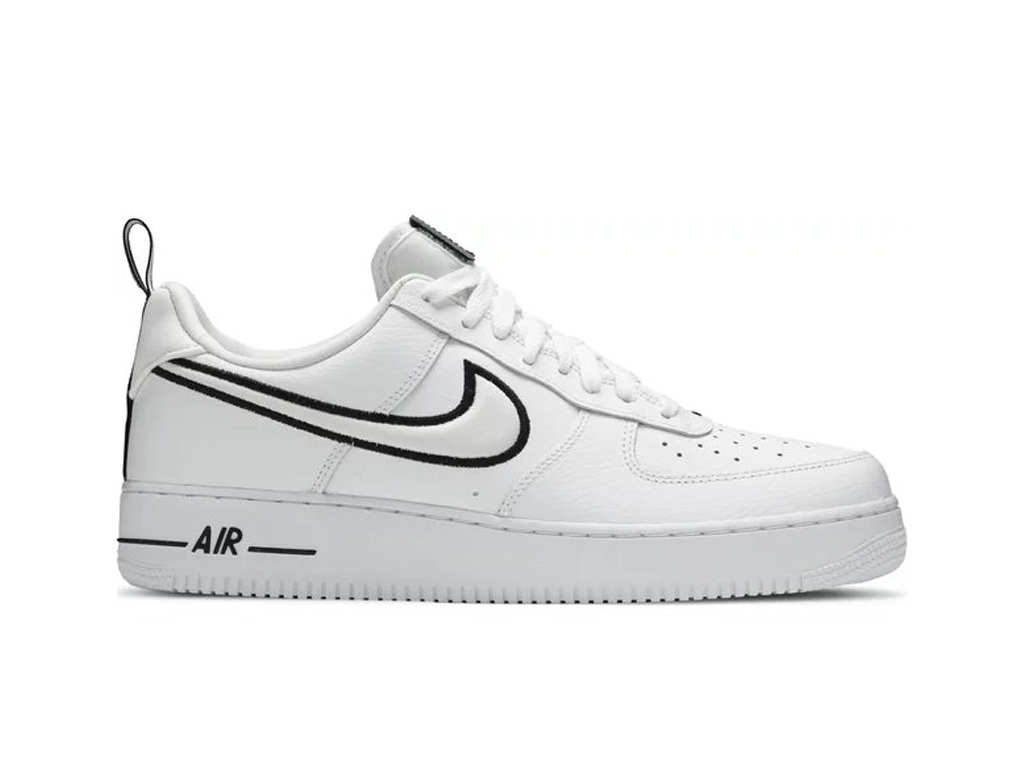 Nike Air Force 1 Low White Black Outline Swoosh-sneakers-Nike-pikastore.cz