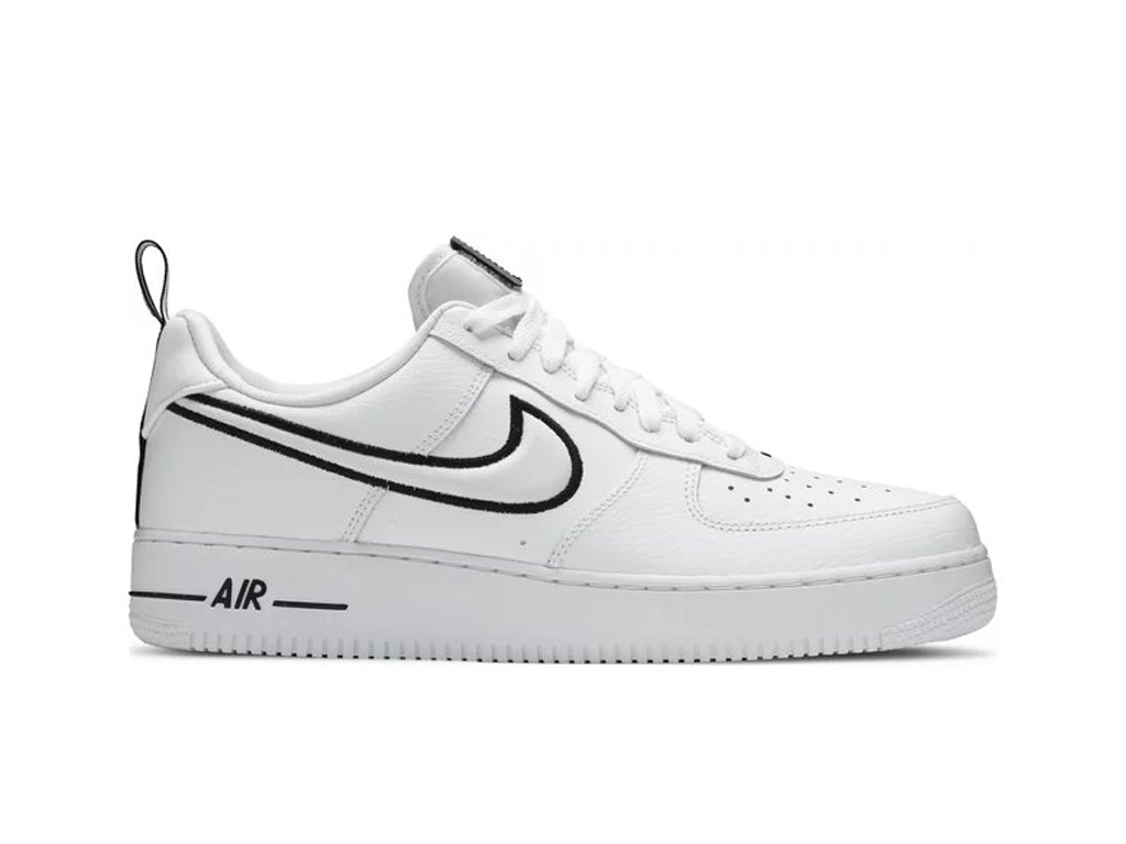 Nike Air Force 1 Low White Black Outline Swoosh