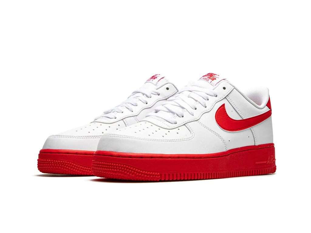 Nike Air Force 1 Low White Red Midsole