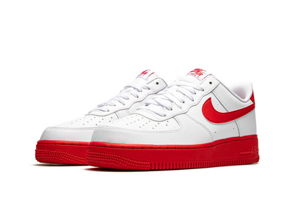 Nike Air Force 1 Low White Red Midsole