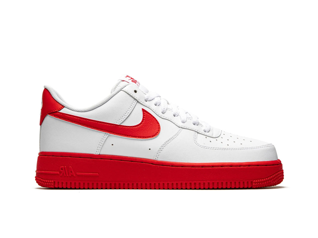 Nike Air Force 1 Low White Red Midsole