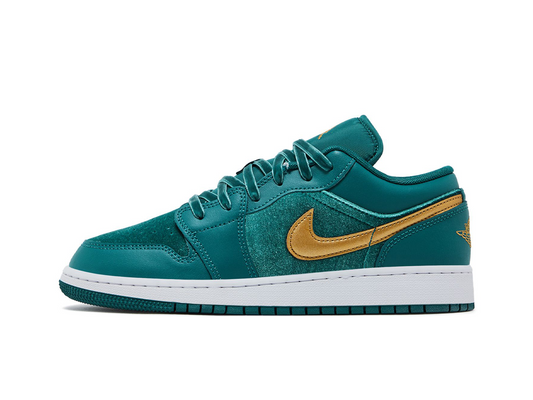 Nike Air Jordan 1 Low SE Velvet GS Geode Teal Velvet