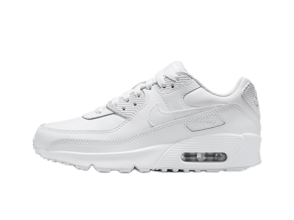 Nike Air Max 90 GS White Metallic Silver-Nike-pikastore.cz