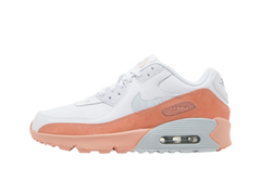 Nike Air Max 90 Leather SE GS White Light Madder Root 