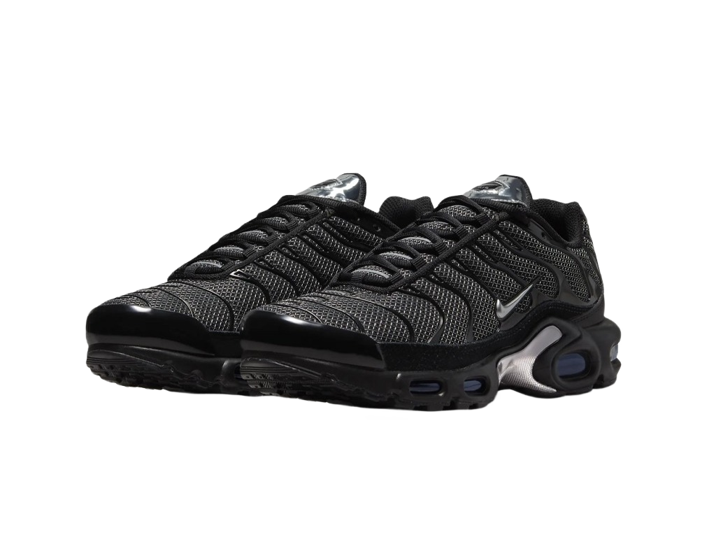 Nike Air Max Plus Black Suede Silver (Women's)-sneakers-Nike-pikastore.cz
