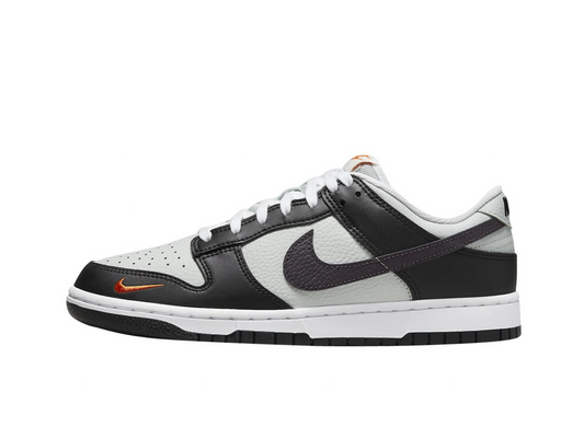 Nike Dunk Low Mini Swoosh - Black Total Orange