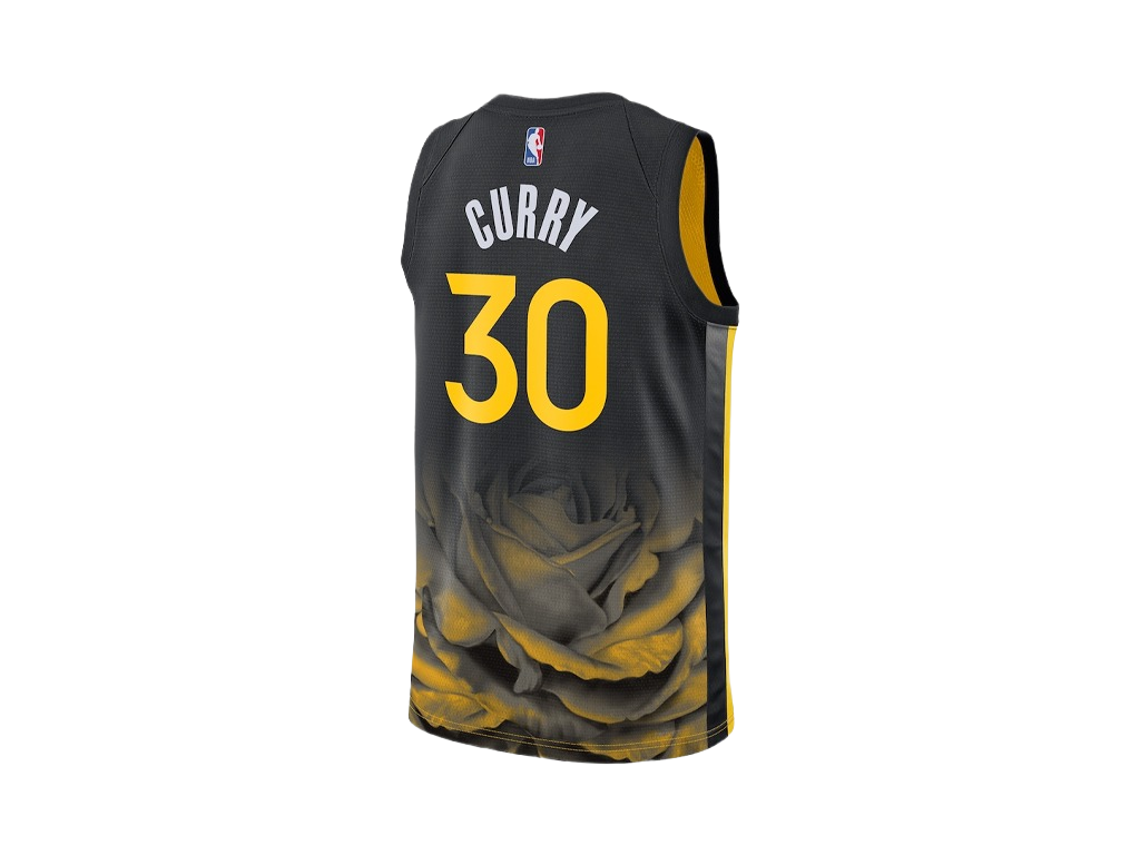 Nike Golden State Warriors 2022/23 Stephen Curry City Edition Swingman Jersey Black-Nike-pikastore.cz