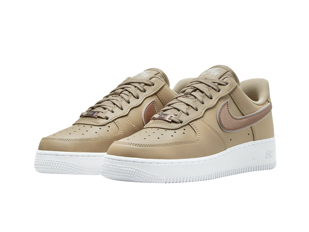 Nike Wmns Air Force 1 07 Essential Hemp Metallic Rose Gold-Nike-pikastore.cz