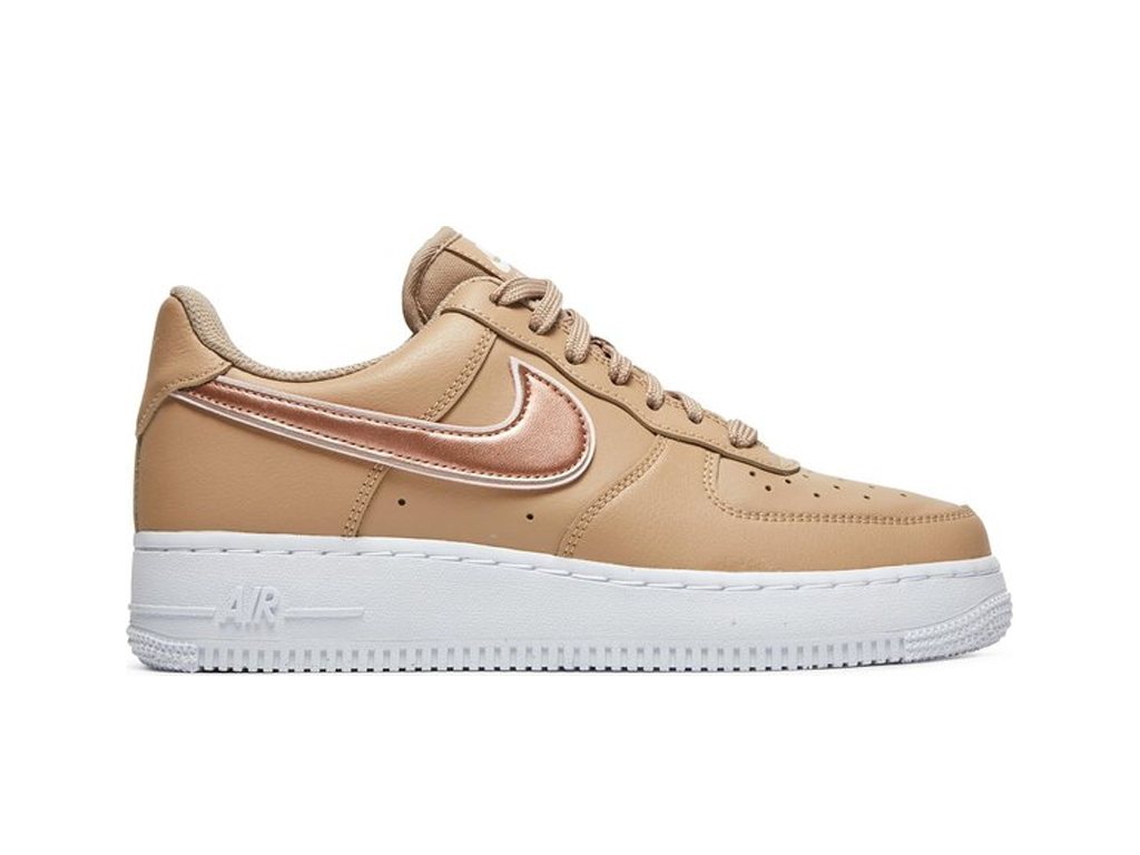 Nike Wmns Air Force 1 07 Essential Hemp Metallic Rose Gold-Nike-pikastore.cz