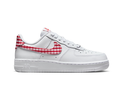 Nike Wmns Air Force 1 07 Essential Mystic Red Gingham