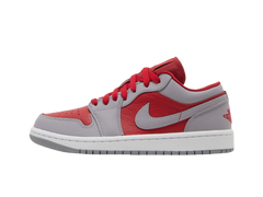 Nike Wmns Air Jordan 1 Low SE Split - Gym Red Cement Grey 