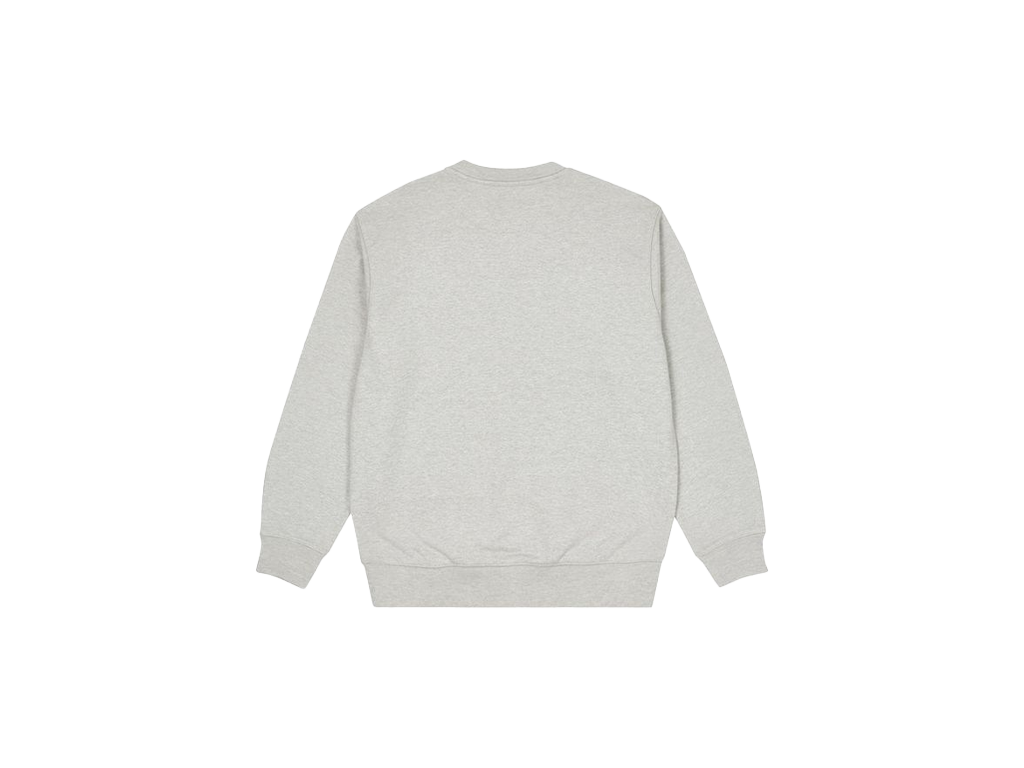 Palace Pal State Crewneck Grey Marl-Palace-pikastore.cz