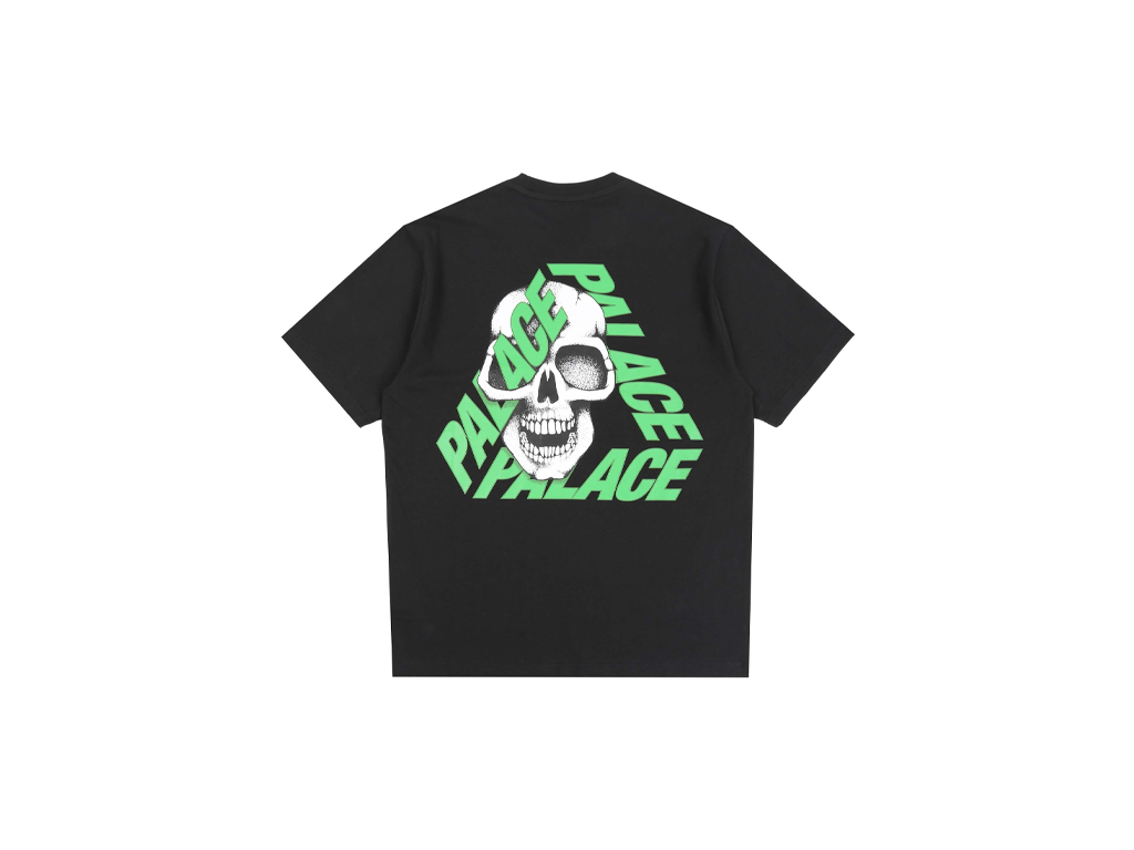 Palace Mens P3 Skull T-Shirt Black-Palace-pikastore.cz