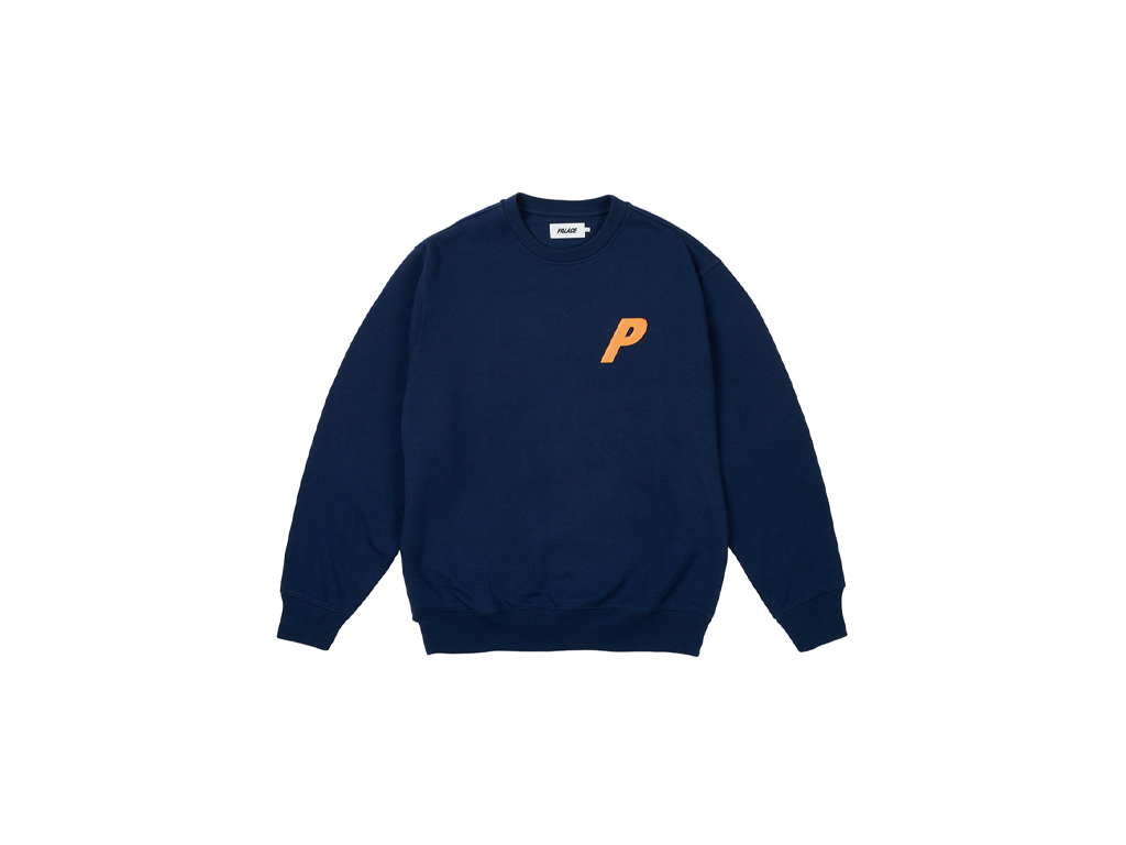 Palace P3 Glitter Crew Navy-Palace-pikastore.cz