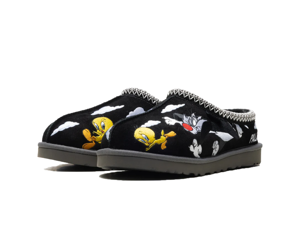 Palace x Looney Tunes x UGG Tasman Slipper Black-UGG-pikastore.cz