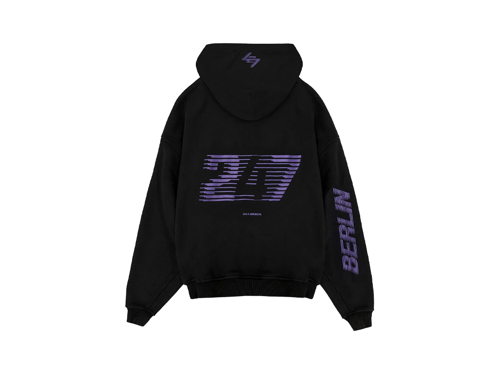 Represent 247 Berlin Hoodie Black Purple
