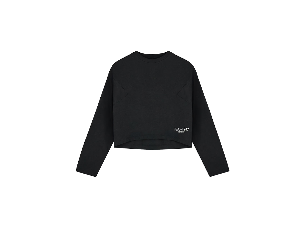 Represent 247 DNA Cropped Training T-Shirt Black-Represent-pikastore.cz