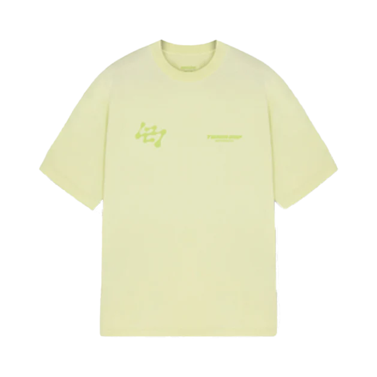 Represent 247 Future Terrains Oversized T-Shirt Shadow Lime-Represent-pikastore.cz
