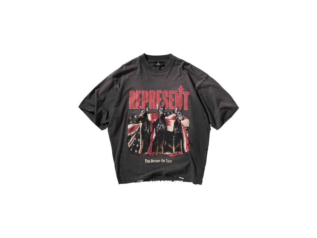 Represent Dream On Tour T-Shirt Grey-Represent-pikastore.cz