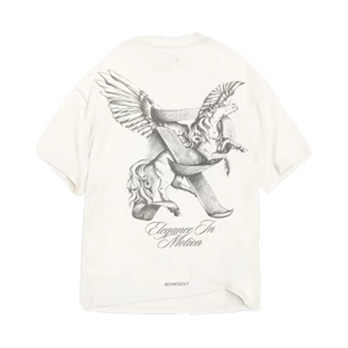 Represent Elegance In Motion T-Shirt Flat White-Represent-pikastore.cz