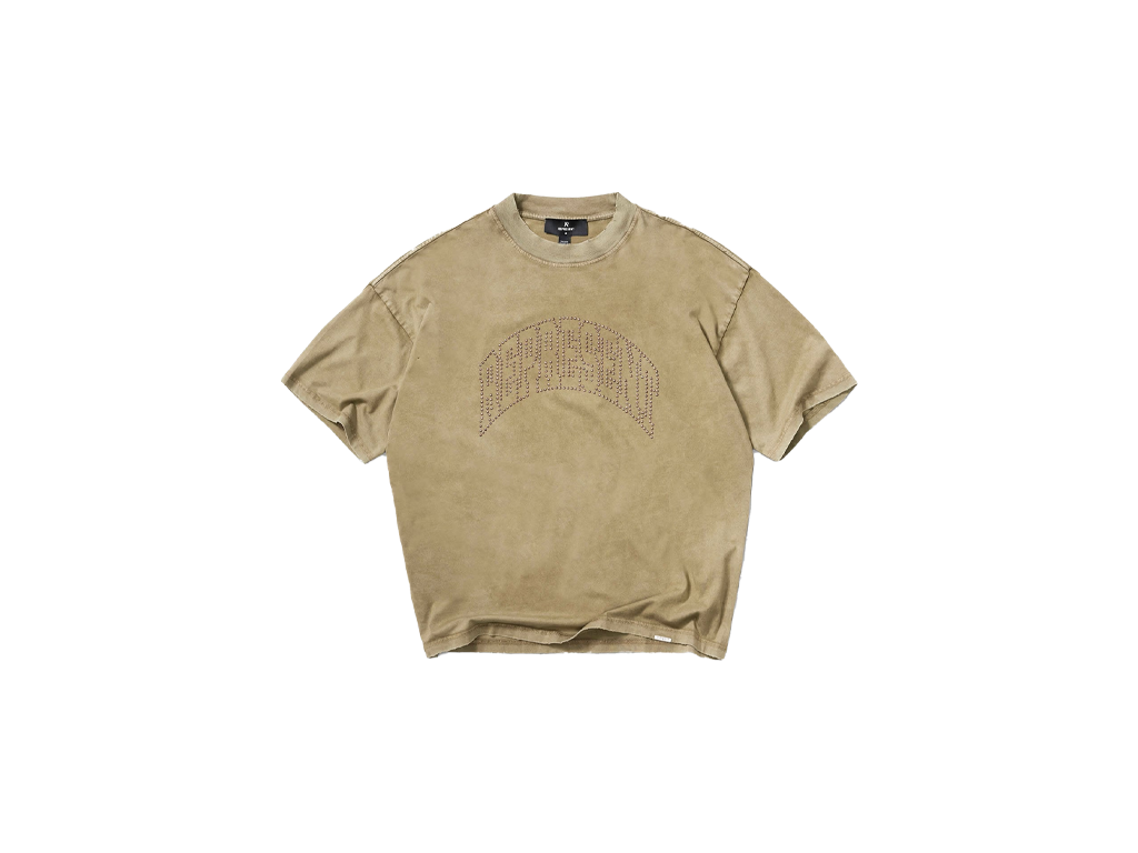 Represent Embellished Represent T-Shirt Vintage Khaki