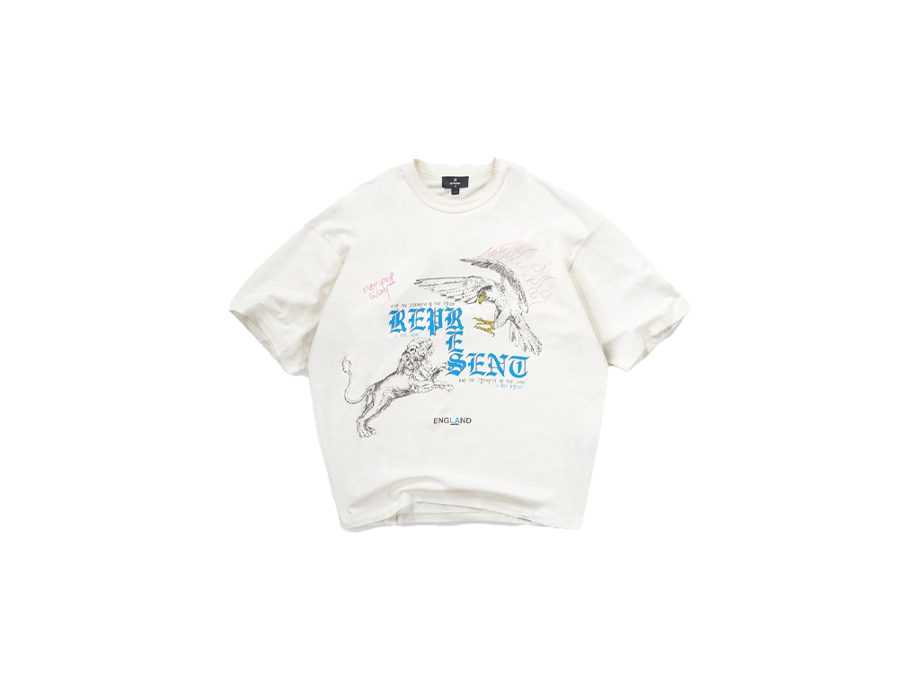 Represent Enemy T-Shirt Flat White