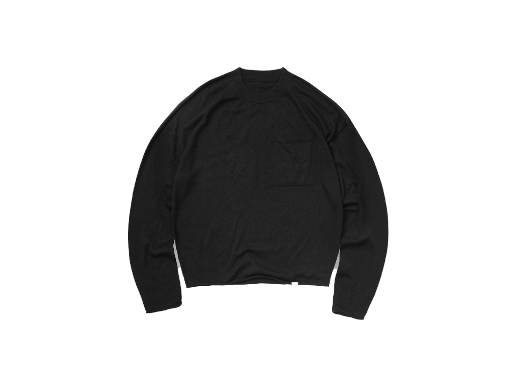 Represent GH Knitted Long Sleeve Top Jet Black-Represent-pikastore.cz