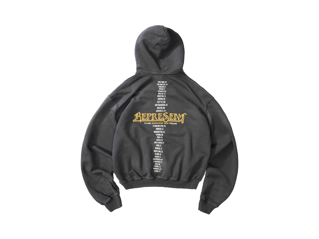 Represent Golden Tour Hoodie Sun Fade Grey-Represent-pikastore.cz