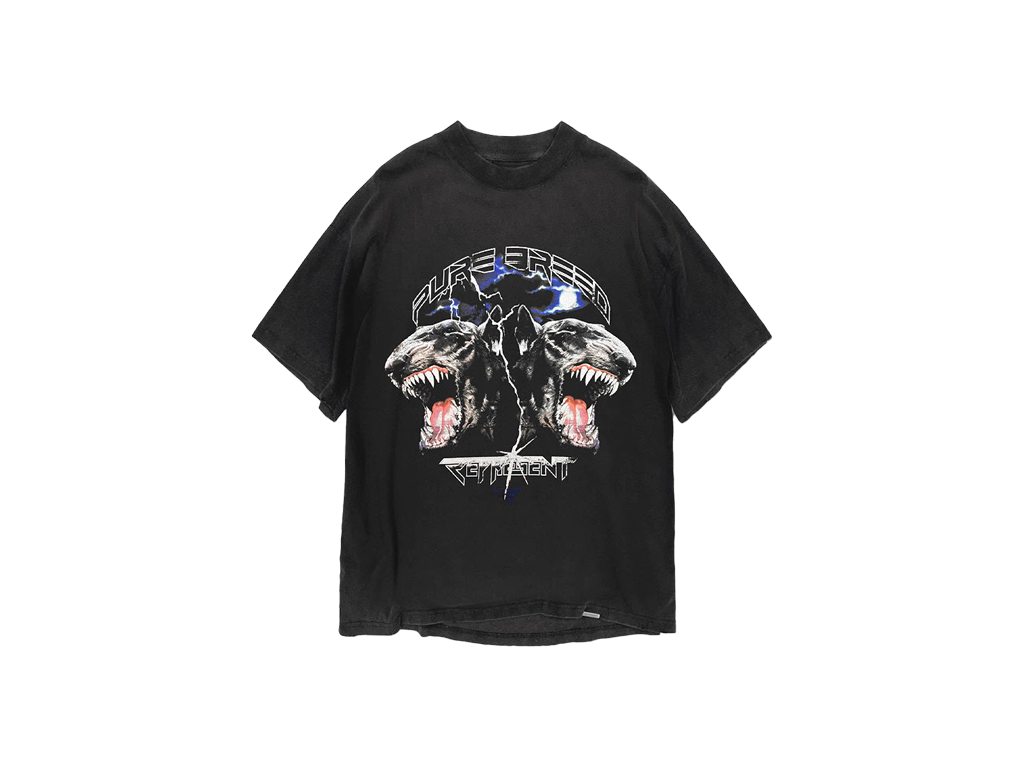 Represent Pure Breed Vintage Black T-shirt-Represent-pikastore.cz
