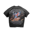 Represent X Iron Maiden Steed T-Shirt Stained Black-Represent-pikastore.cz