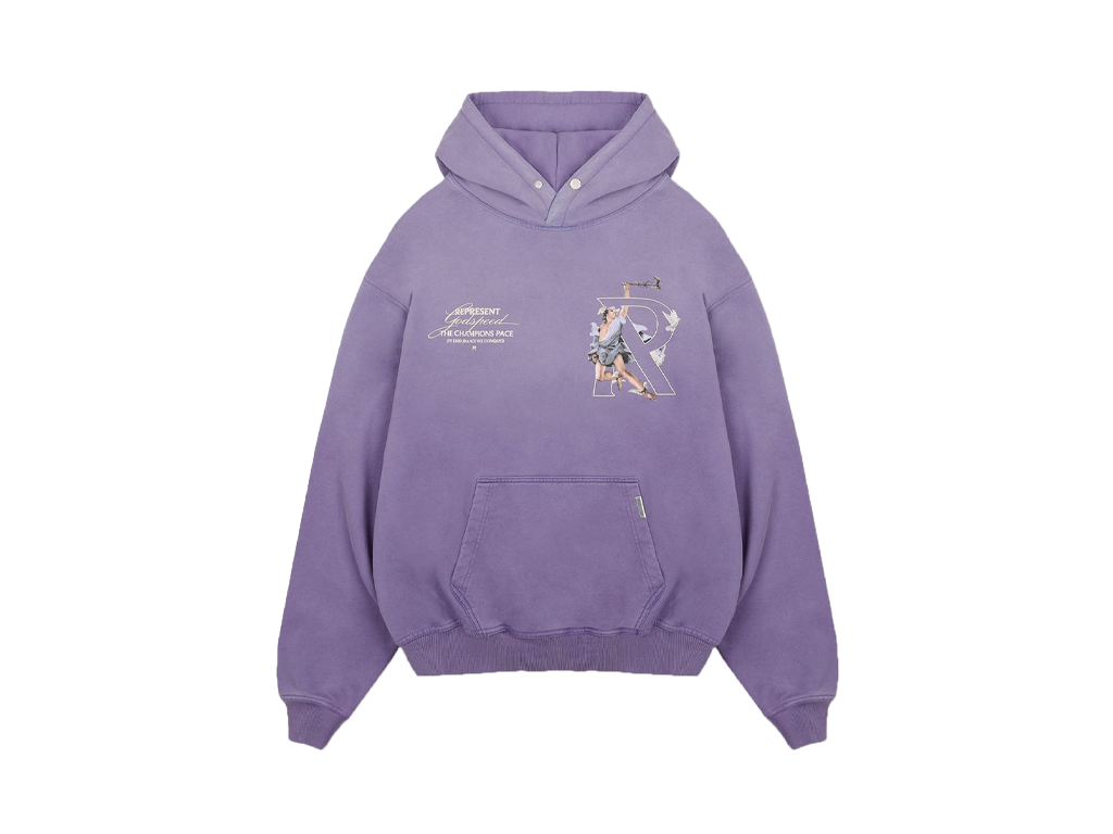 Represent Hermes Hoodie Purple