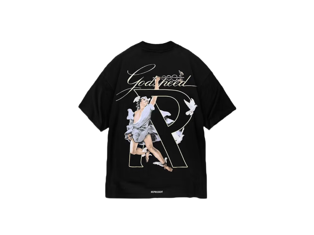 Represent Hermes T-Shirt Jet Black-Represent-pikastore.cz