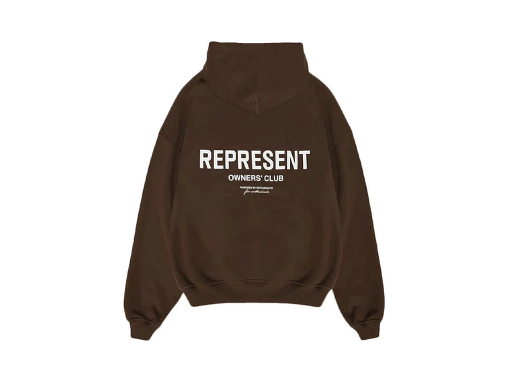 Represent Owners Club Hoodie Brown-Represent-pikastore.cz