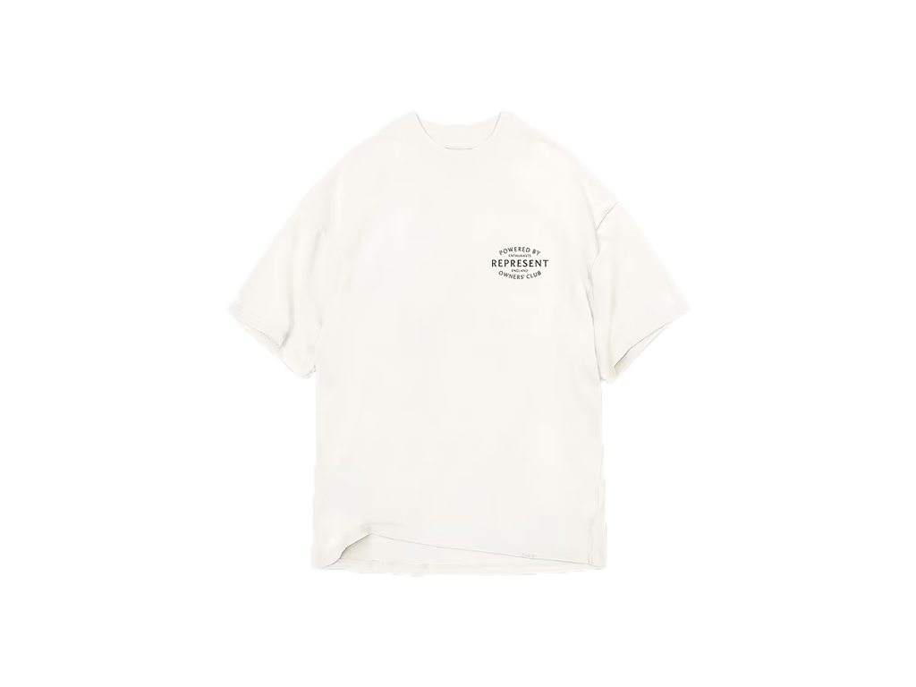 Represent Owners Club Stamp T-Shirt Flat White-Represent-pikastore.cz