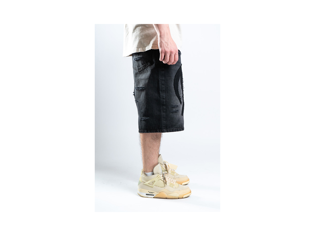 Custom Tribal Shorts Black-Kalhoty-Custompantsprg-pikastore.cz