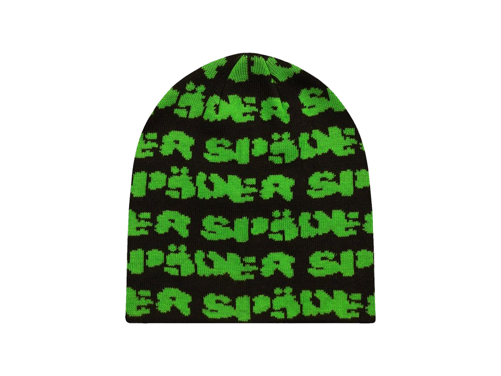 Sp5der Fuzzy Logo Skully Black