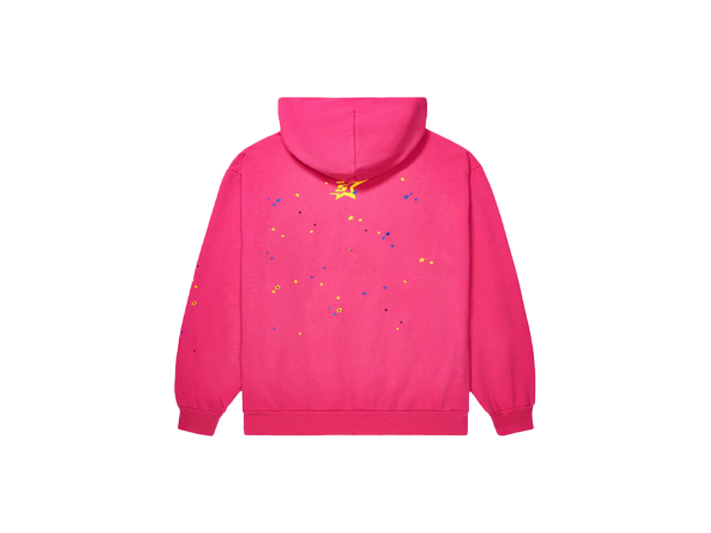 Sp5der Pink Hoodie-Sp5der-pikastore.cz