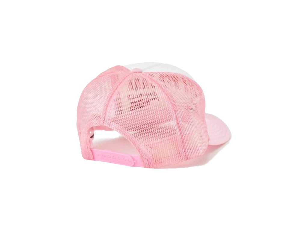 Sp5der Silk Web Bank Trucker Hat Pink