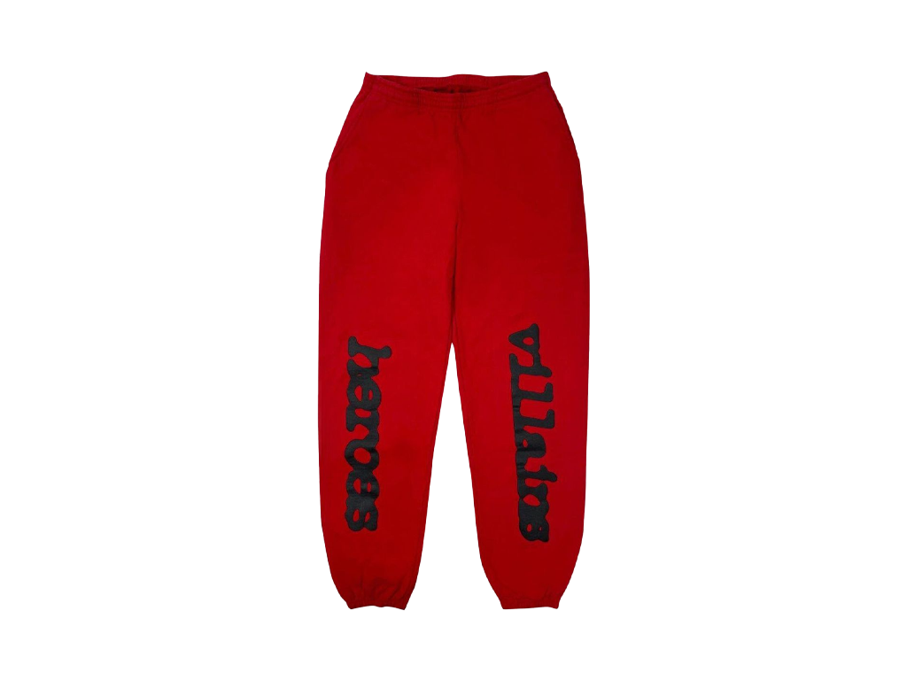 Sp5der x Metro Boomin Sweatpants Red