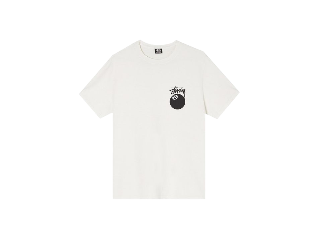 Stussy 8 Ball Tee Pigment Dyed - Natural-Stussy-pikastore.cz