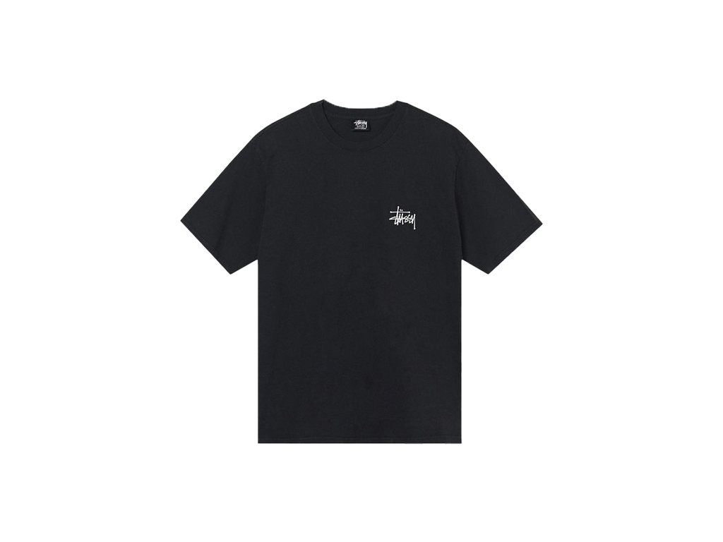 Stüssy Stussy Basic Pigment Dyed Tee Black-Stüssy-pikastore.cz