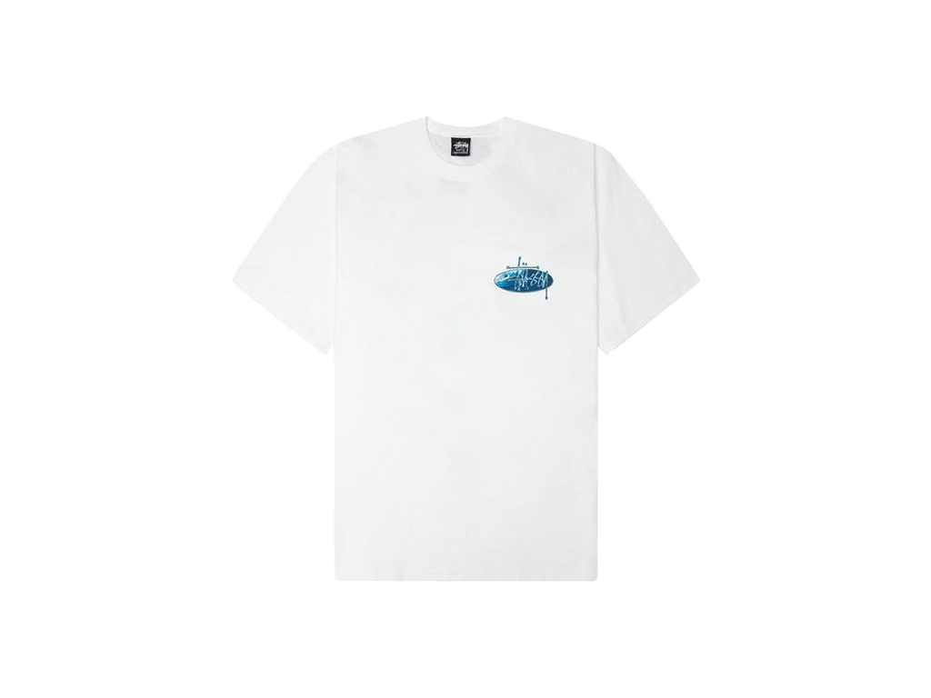 Stussy Wave Oval Tee white-2026-pikastore.cz