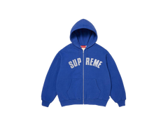 Supreme Arc Thermal Lined Zip Up Hooded Sweatshirt Royal