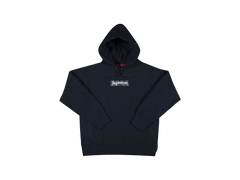 Supreme Bandana Box Logo Hooded Sweatshirt Navy