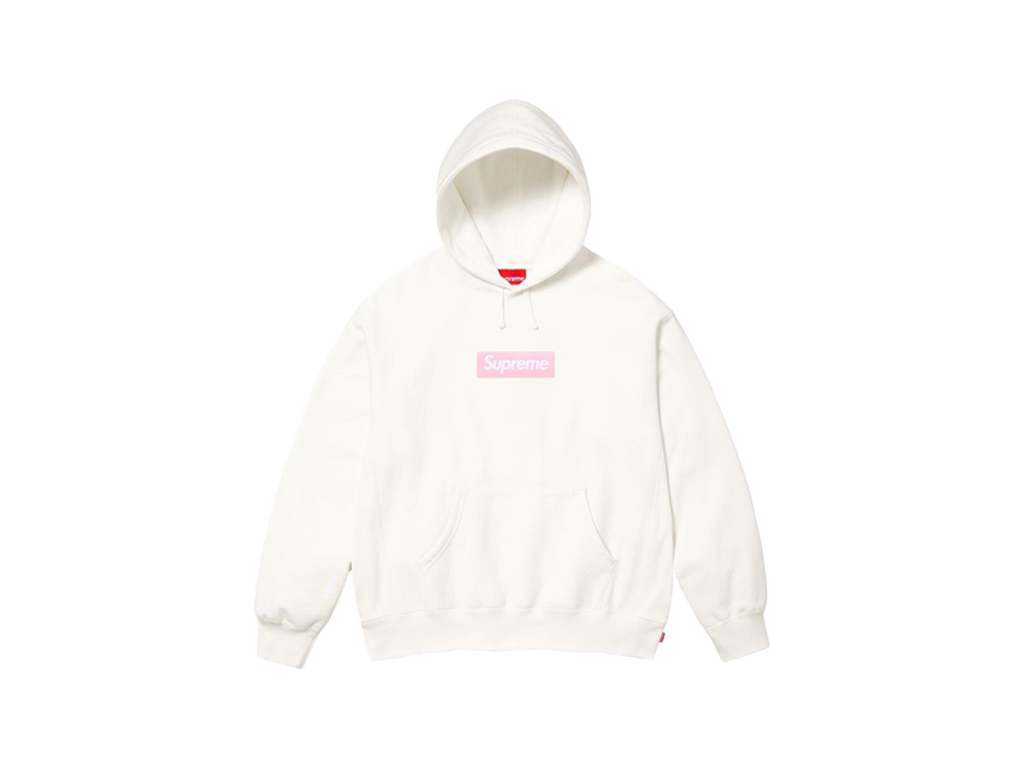 Supreme Box Logo Hooded Sweatshirt (FW25) White-Supreme-pikastore.cz